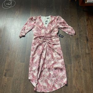 Express animal print dress